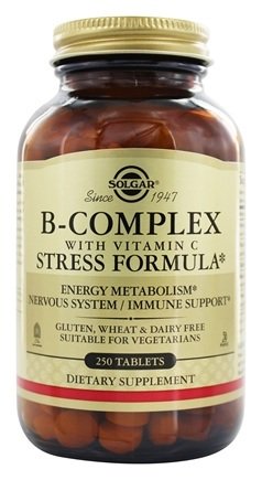 B Complex with Vitamin C Stress Formula - 250 Tablets
