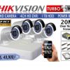 HD Camera + 4 Channel DVR System