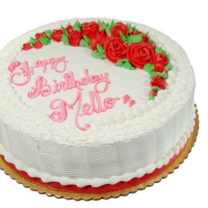 Round Birthday whipping Cake-1.5kg