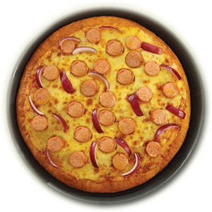 Sausages Delight Pizza Hut