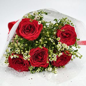 Fantasy Bunch of 05 Red Rose