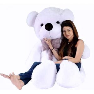 Pure White Giant Teddy Bear 6ft