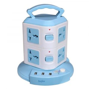 Univarsal Plug Portable Socket with 3 USB to Charge