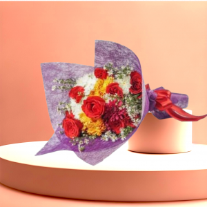 Rose Birthday Flower Bunch